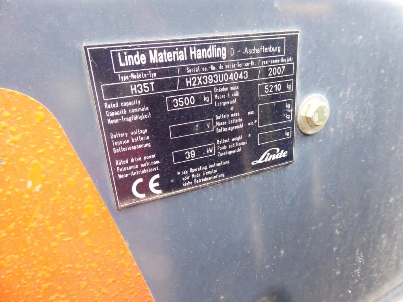 Linde H35T - 3