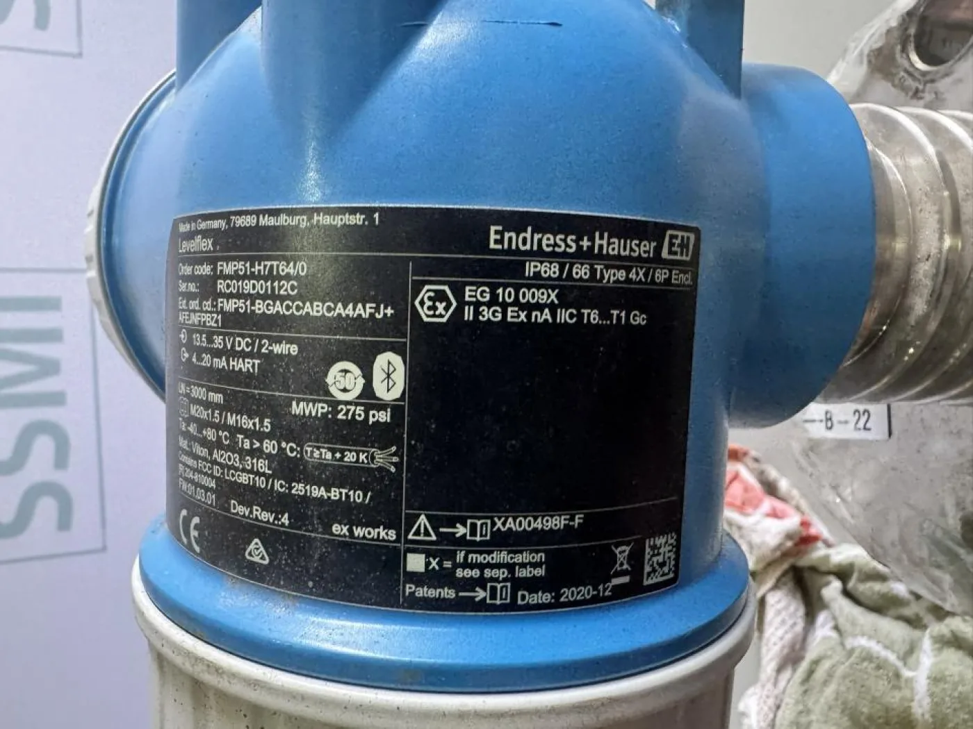 2020 Endress+Hauser Guided Wave Radar Level Transmitter - 6