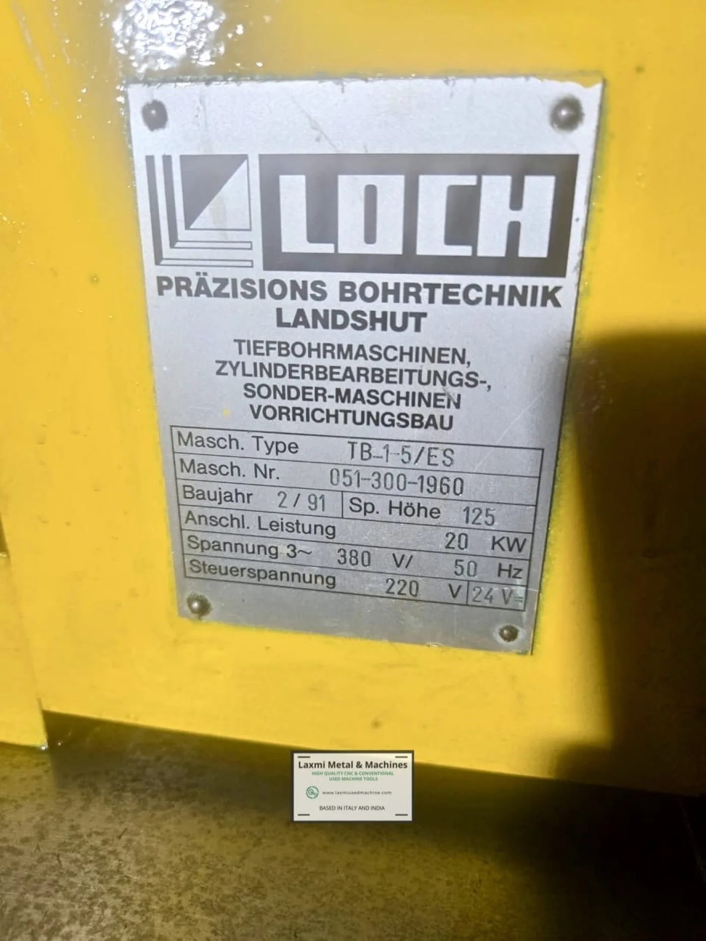 FORATRICE CNC PER FORI PROFONDI, LOCH - TB 1-5/ES - Laxmi Metal & Machines, Rohtak - 8