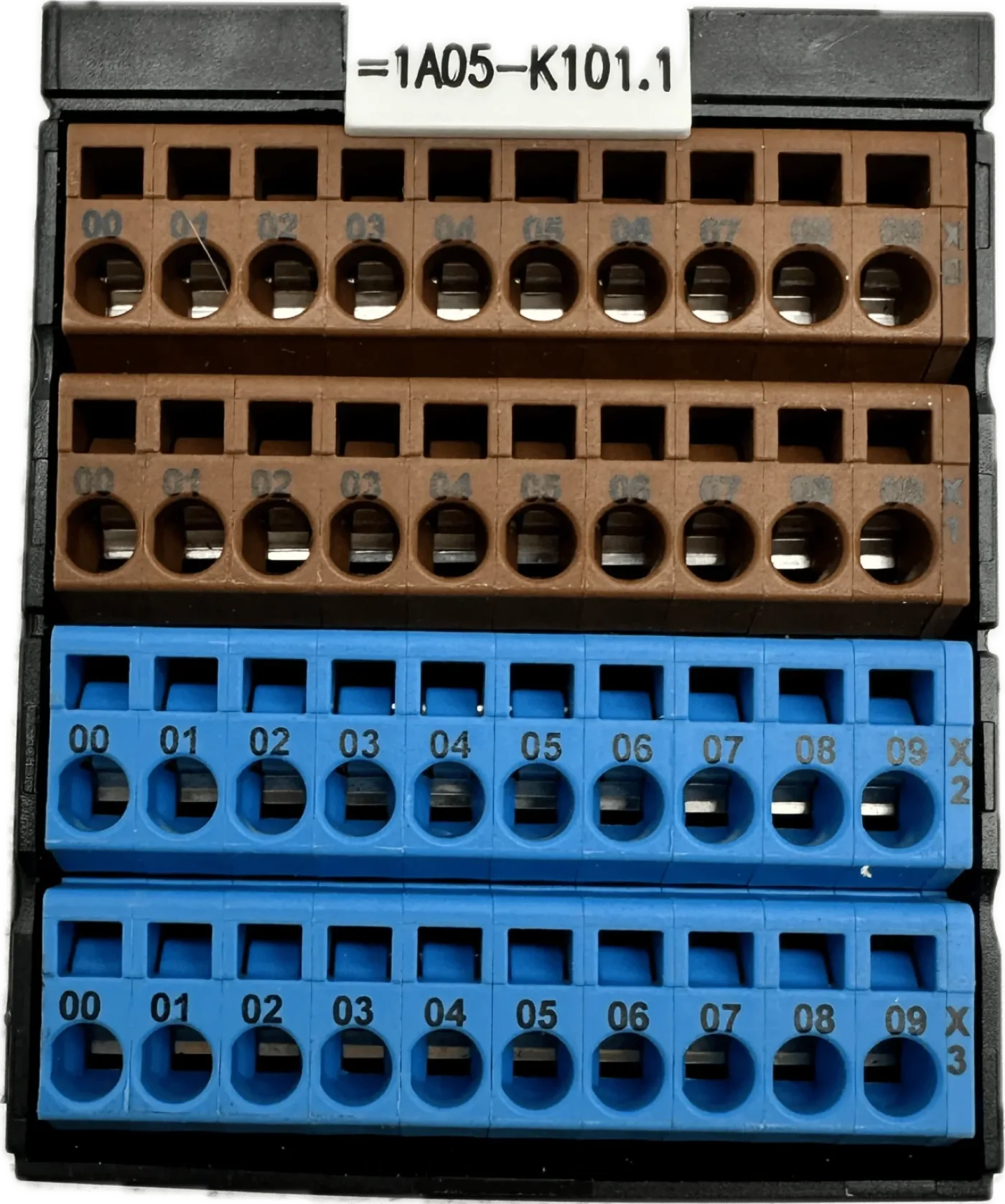Murr-Electronic Potenzialklemmenblock braun blau 56109 - 3