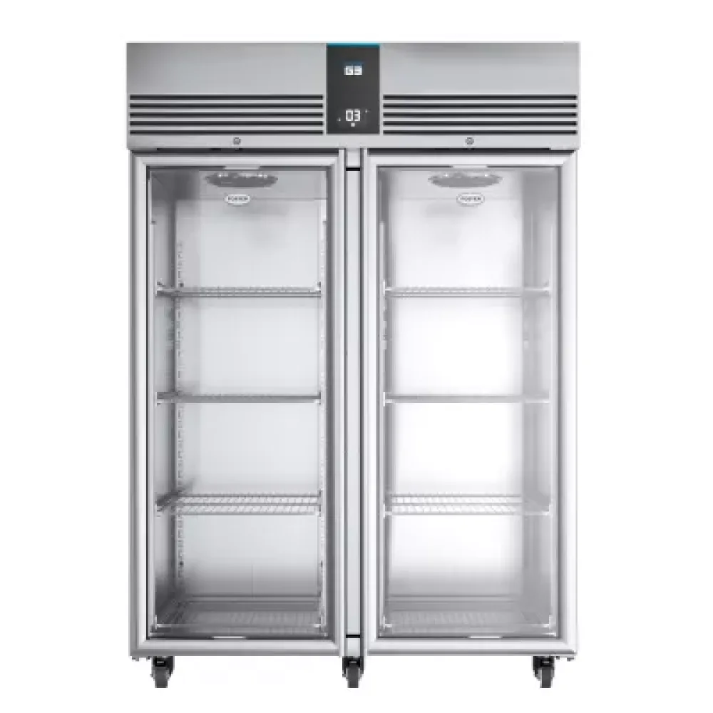 Foster EP1440G/41-494 EcoPro G3 Glass Double Door Upright Refrigerated Cabinet 1350 Litres - islandcatering