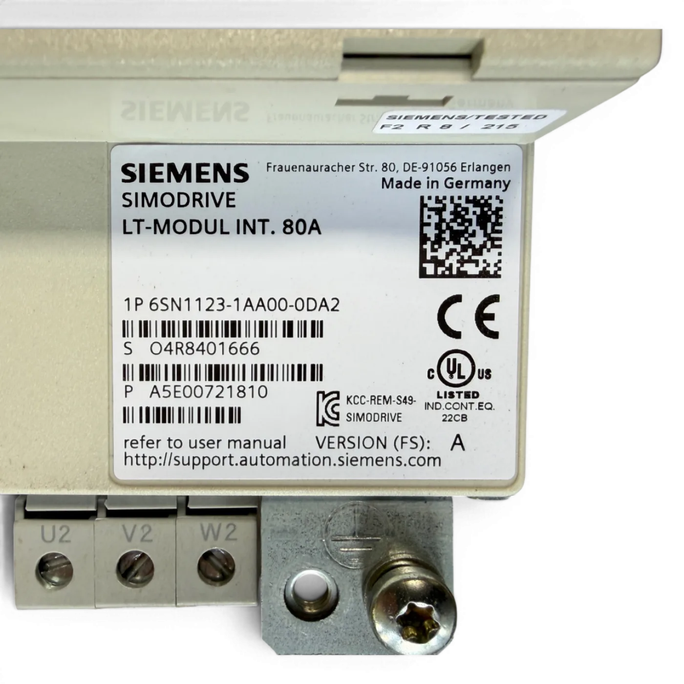 Siemens SIMODRIVE LT-Modul INT. 80A Art.-Nr. 6SN1123-1AA00-0DA2 - 4