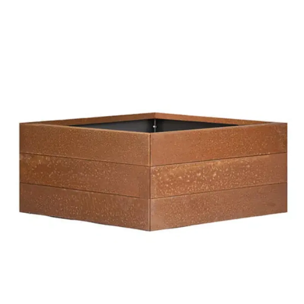 Bloembak Modulair Corten - 42 cm hoog