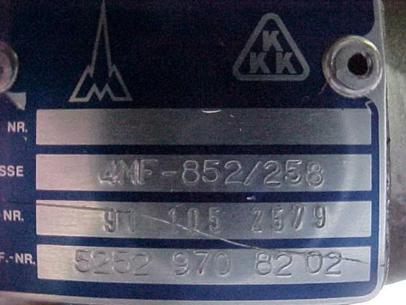 KKK 4MF-852/258 - 5