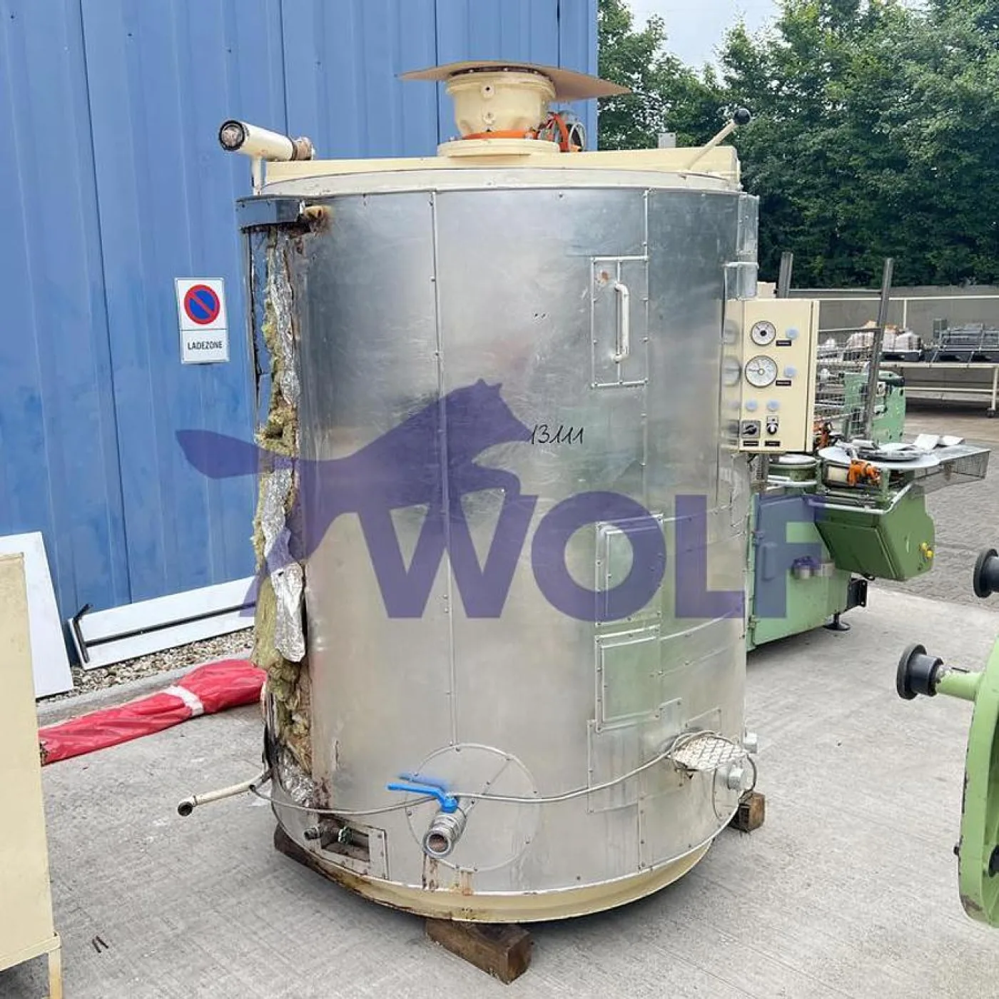 Rührwerksbehälter WOLF - Type RB-2,0 mit ca. 2.000 kg Nutzinhalt. - 2