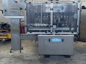 DEPRESSION FILLING MACHINE COBERT OLIMPIA WITH 40 VALVES FOR OIL, YEAR 1990, SECOND-HAND MACHINE