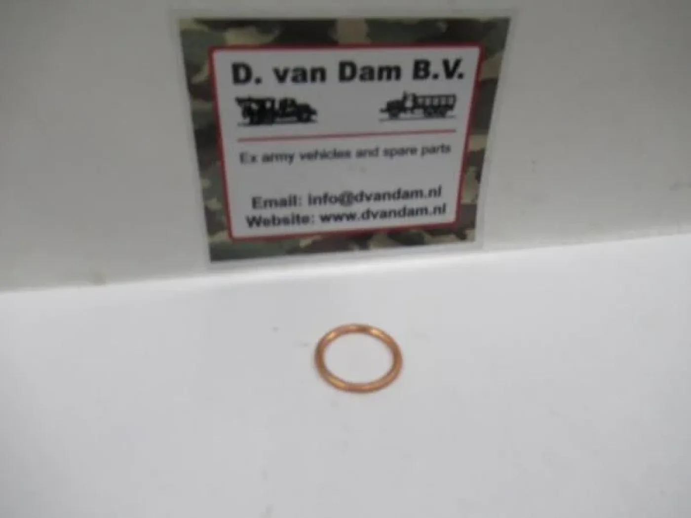 Pakkingring oliefilterdeksel bevestigingsbout - 2