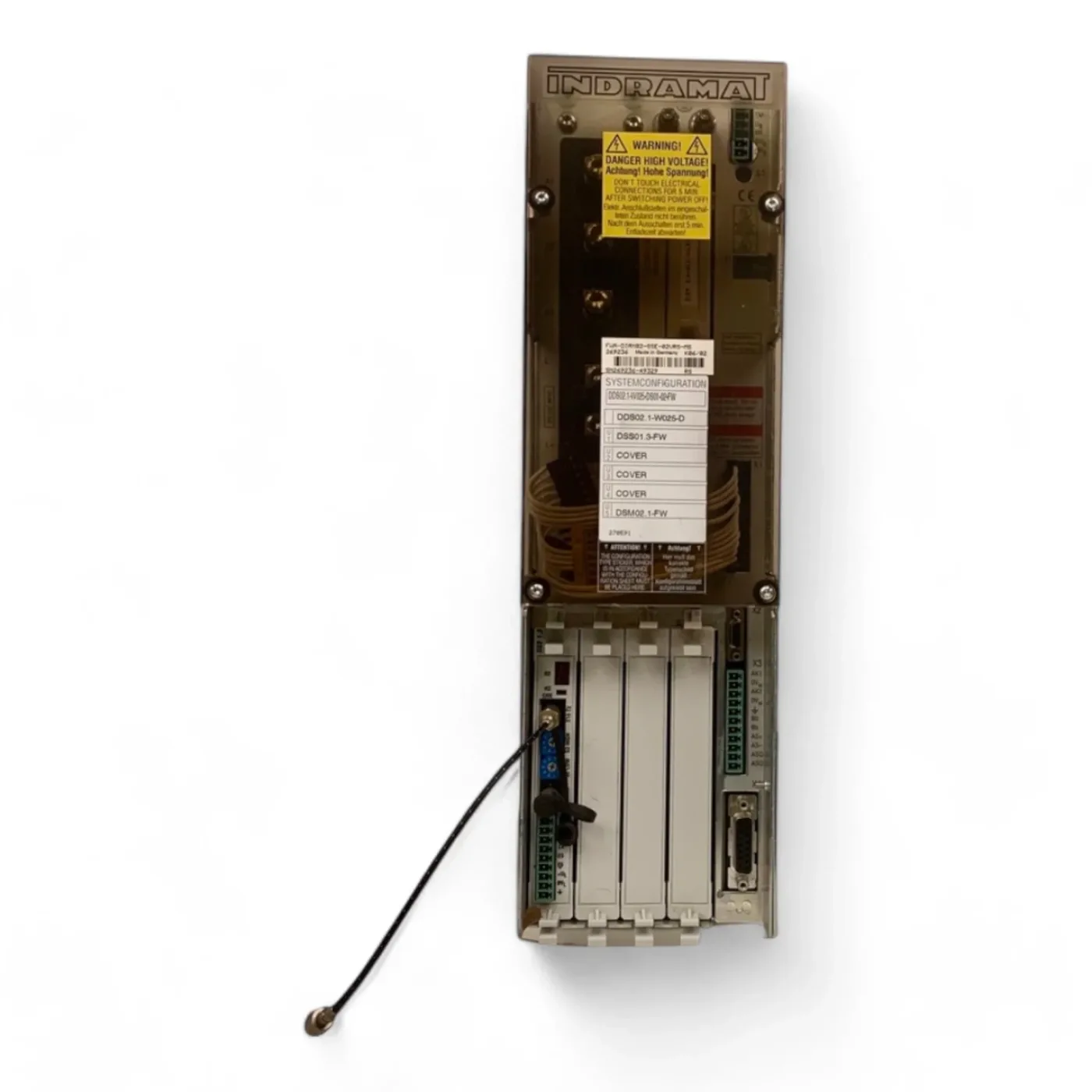 Indramat Rexroth Bosch DDS02.1W025-DS01-02-FW Antriebssteuerung - 1