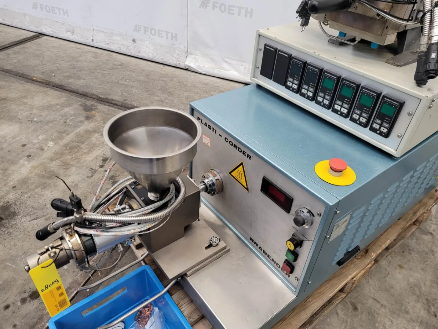 Brabender Plasti-Corder PL2000, Eurotherm Type 808 - Viscosity test machine - 7