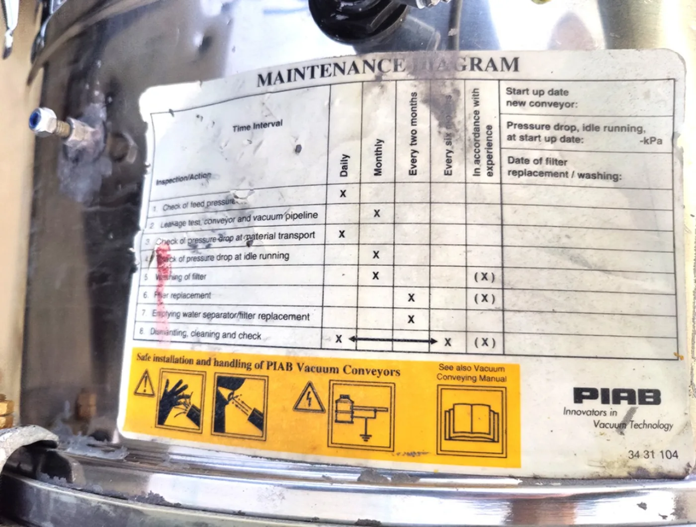 Piab VCP 1200-AF/VCC-PA - Poudre filler - 5