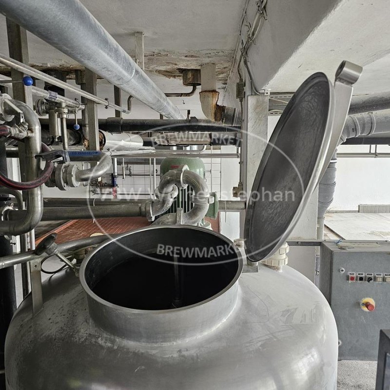 Kieselgur mixing vessel