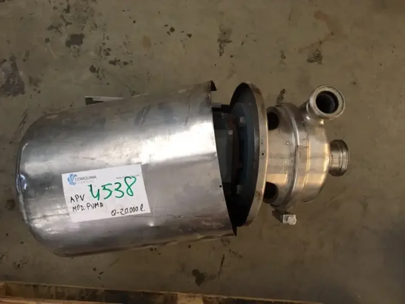 USED APV STAINLESS STEEL CENTRIFUGAL PUMP - 6