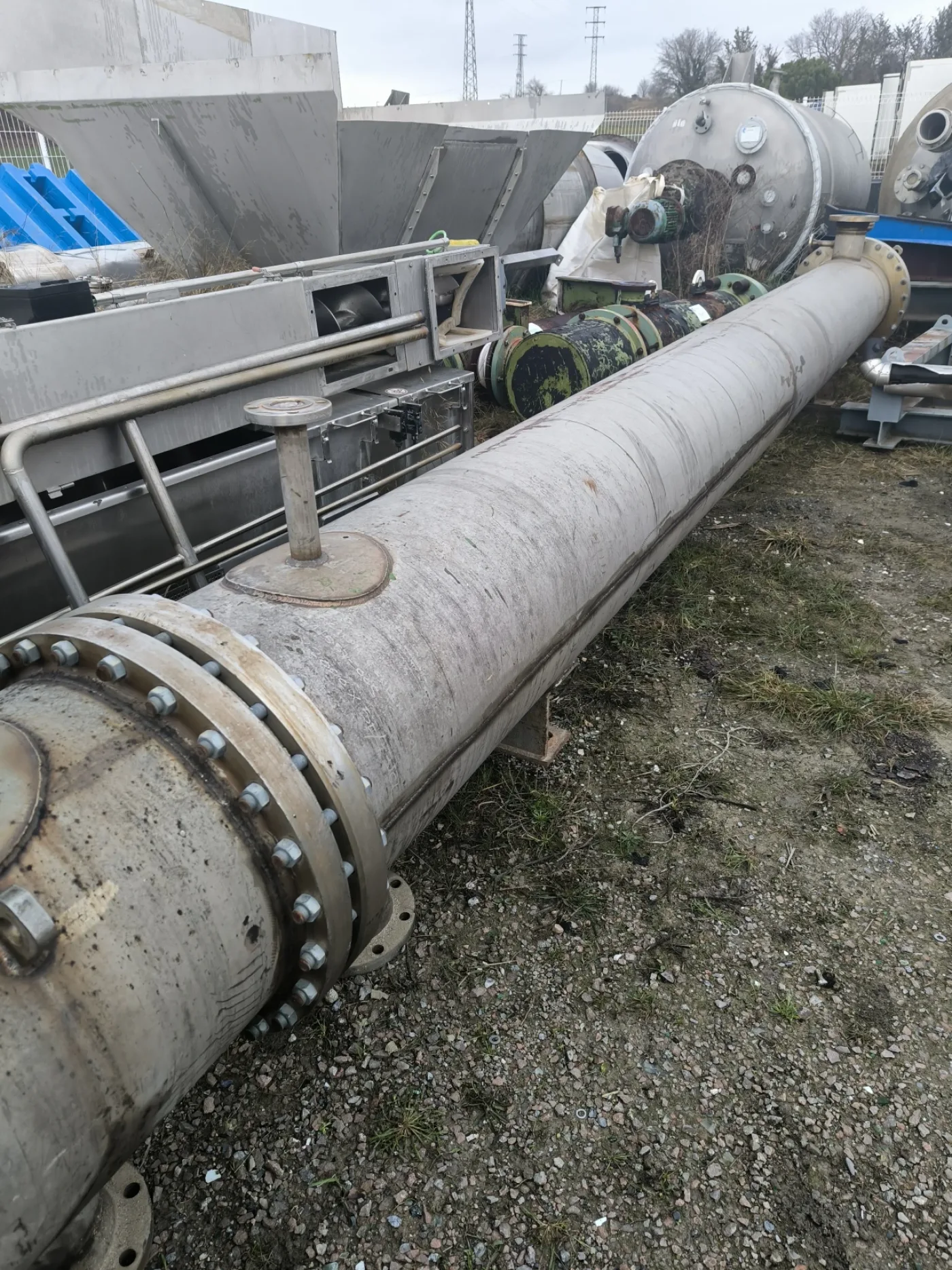 STAINLESS STEEL TUBULAR EXCHANGER 316 89 m2 - 4