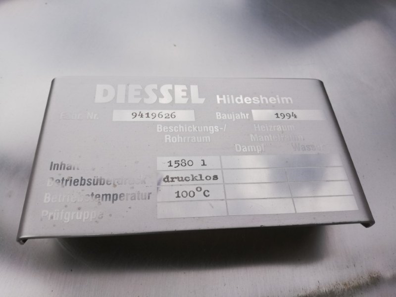 Diessel 1580 Ltr - Stirring vessel