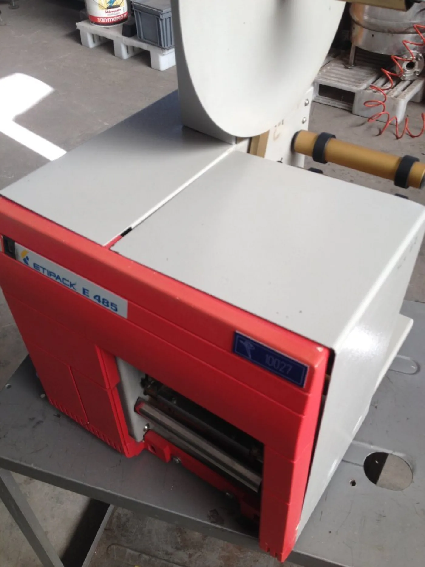STAMPANTE ETICHETTE A TRASFERIMENTO TERMICO – ETIPACK MOD. E485 - 3