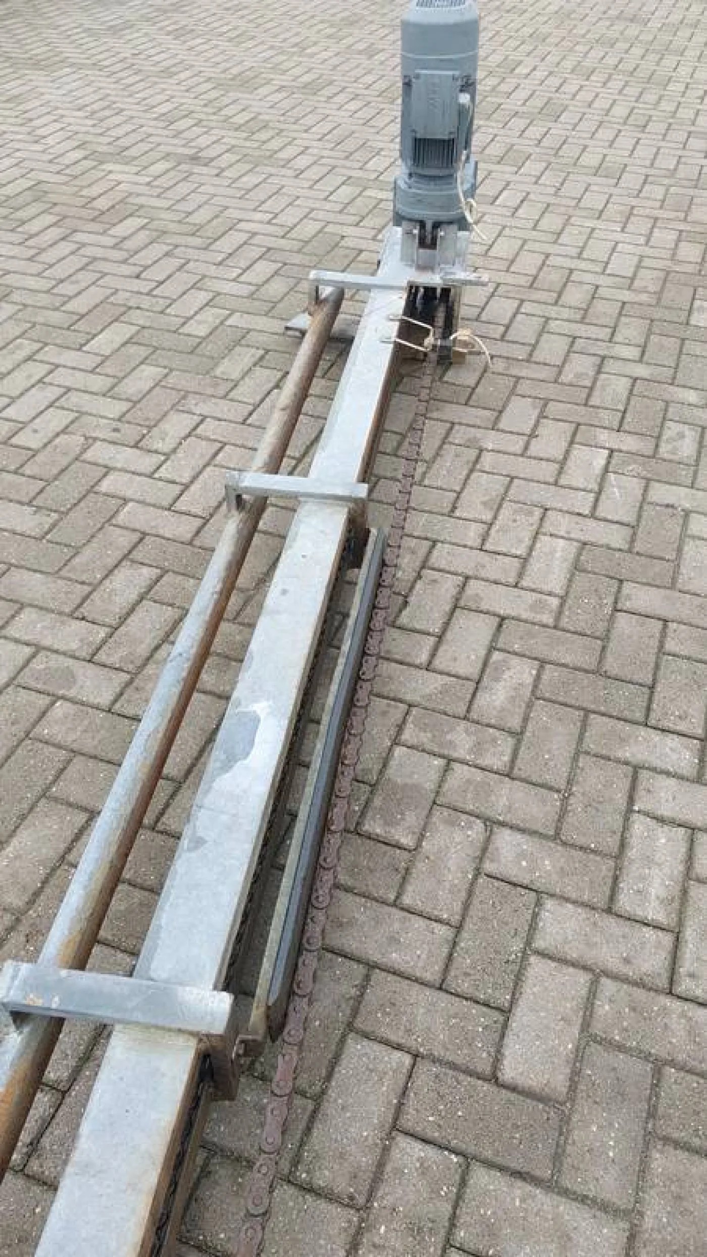 Conveyer lift bleeding cattle - 2