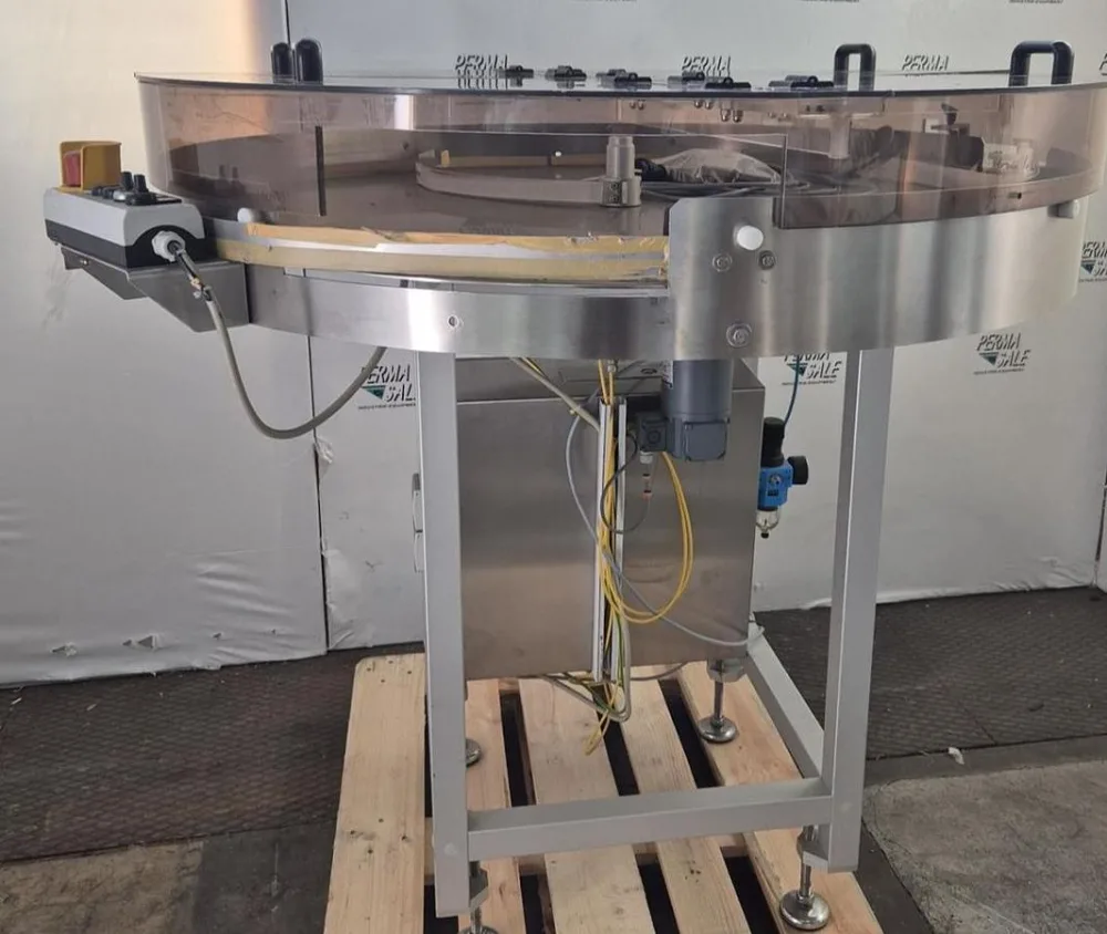 Seidenader Rundlaufförderer DT 1202 mit FlexLink X35