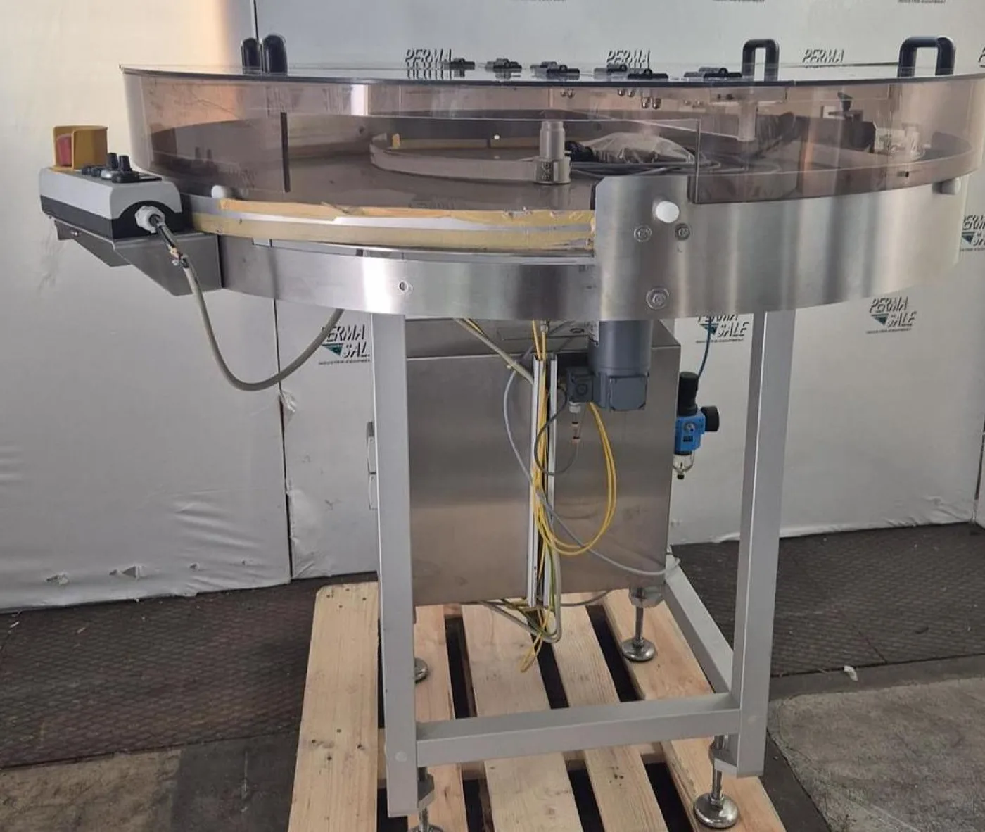 Seidenader Rundlaufförderer DT 1202 mit FlexLink X35 - 1
