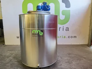 Depósito reactor de 1.000 litros inox isotermo