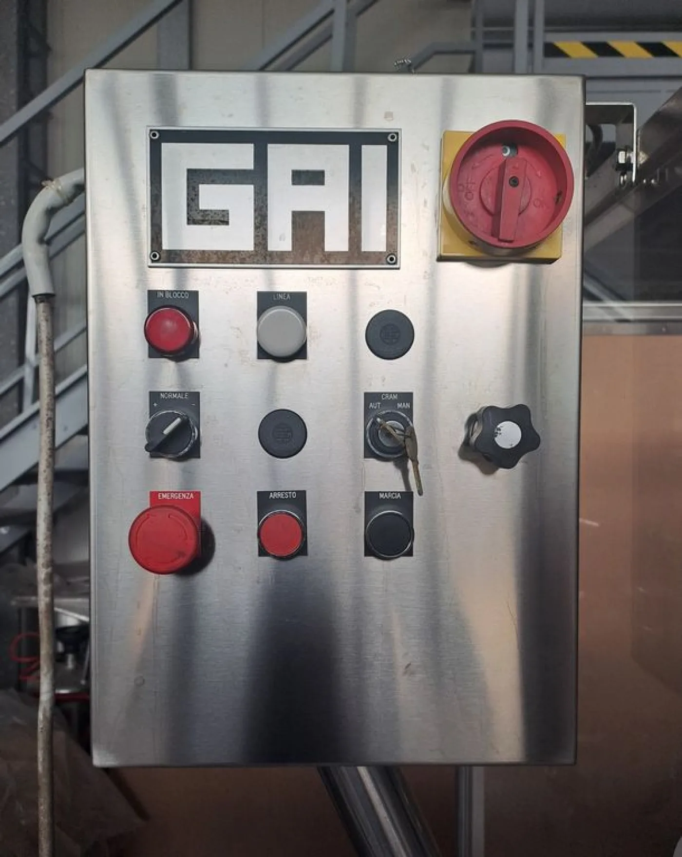 RINSER MACHINE GAI 9 NOZZLES IN STAINLESS STEEL, MODEL 10009, SECOND HAND MACHINE - 5
