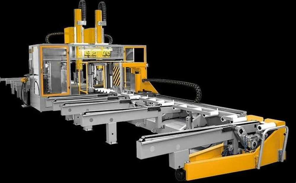CENTRO DI LAVORO PER TRAVI Techno PF 2 teste