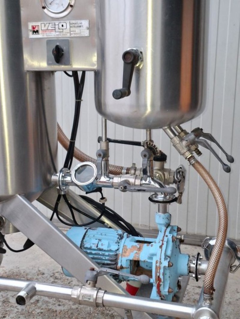 KIESELGUR FILTER VELO IN STAINLESS STEEL, 2 MQ FILTERING SURFACE, VERTICAL SHEETS, SECOND HAND MACHINE