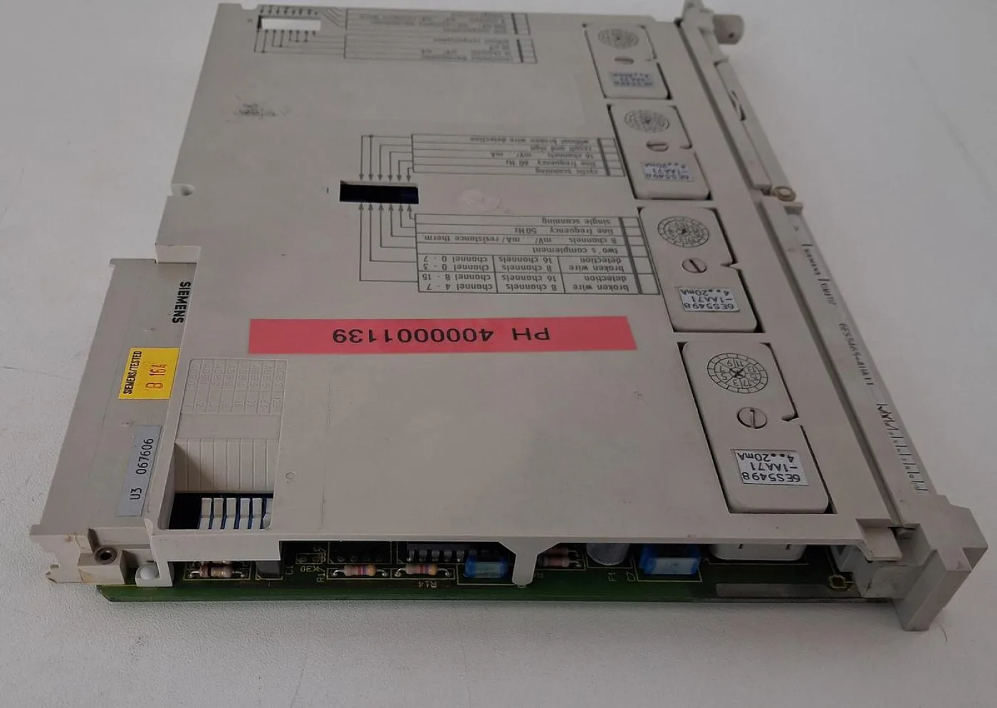 Siemens SIMATIC S5 6ES5498-1AA71 Analog-Eingabemodul - 4