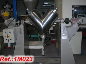 MEZCLADOR EN V DE 50L APROX. CON INTENSIFICADOR