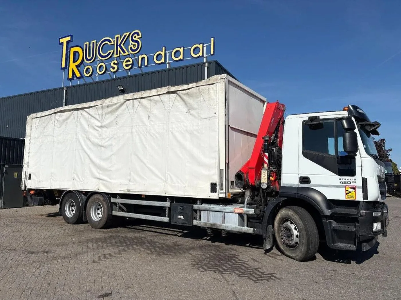 Iveco Stralis 420 + 6X2 + FASSI F 135 - 3X EXT. + REMOTE + EURO 6 + LOADLIFT - 7