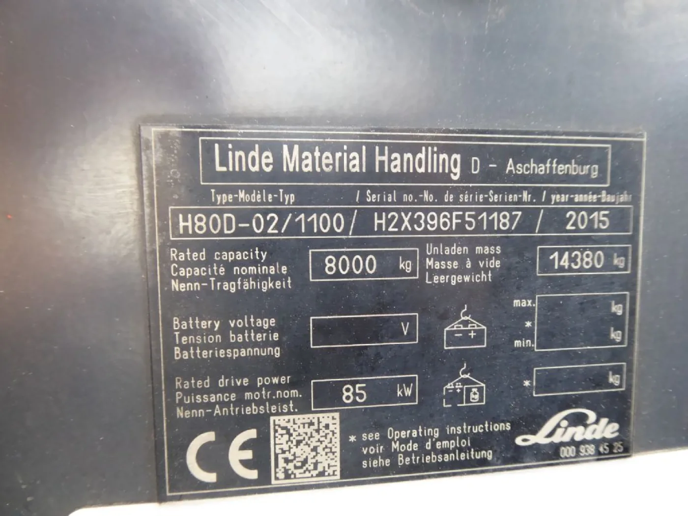 Linde H80D-02/1100 - 5