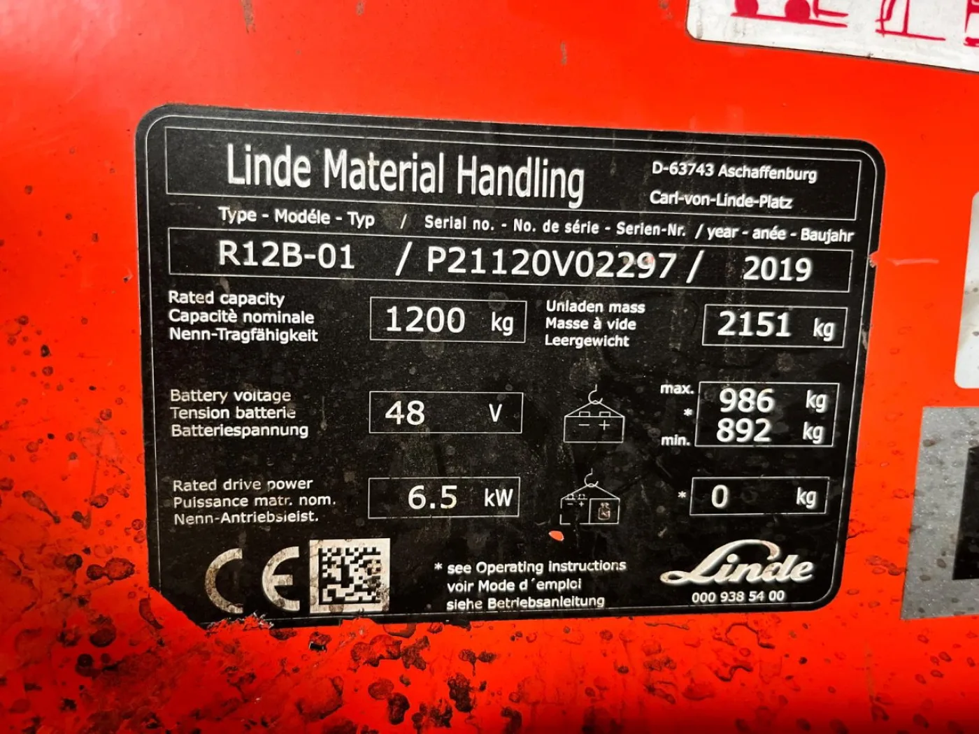 Linde R12B- 01 - 7