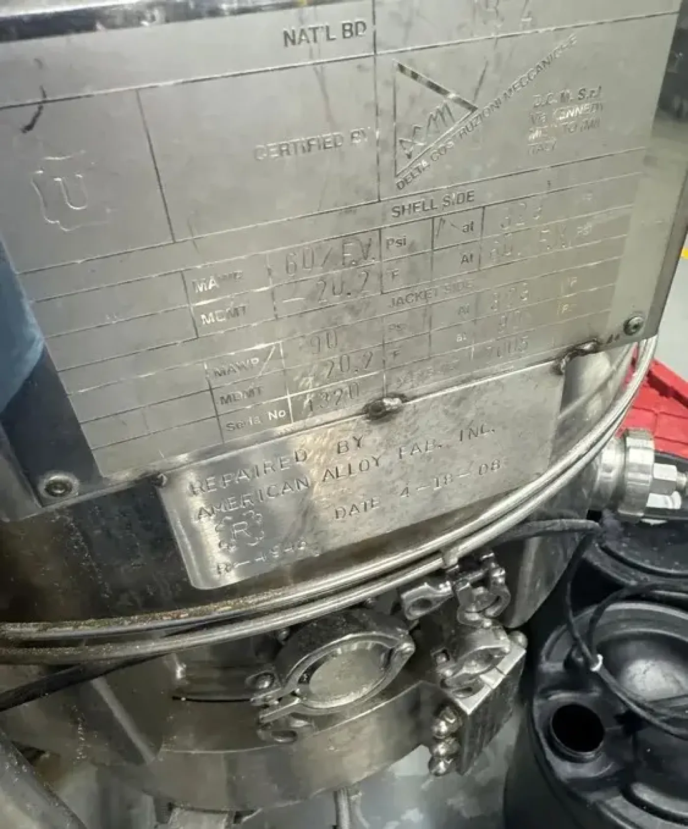 FILTER DRYER NUCHA DELTA COSTRUZIONI MECCANICHE HASTELLOY C22 - 2