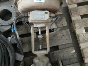 PROPORTIONAL CONTROL VALVE SAMSON DN80 PN10 ATEX WITH SAMSON 3768 LIMIT SWITCH