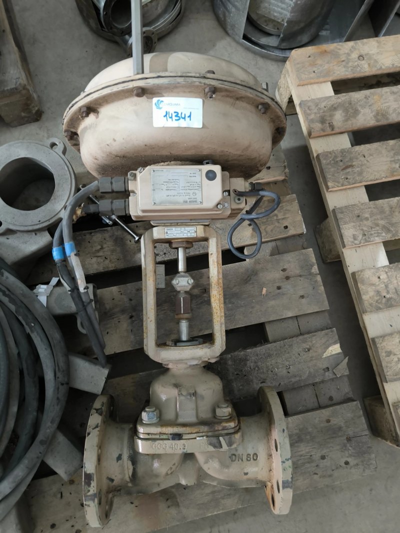 PROPORTIONAL CONTROL VALVE SAMSON DN80 PN10 ATEX WITH SAMSON 3768 LIMIT SWITCH