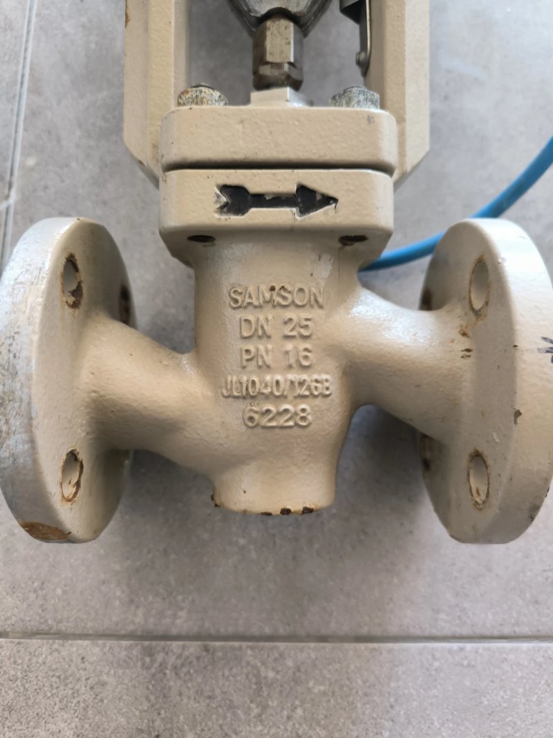 PROPORTIONAL CONTROL VALVE SAMSON DN25 PN16 CAST IRON WITH PNEUMATIC ACTUATOR 324102