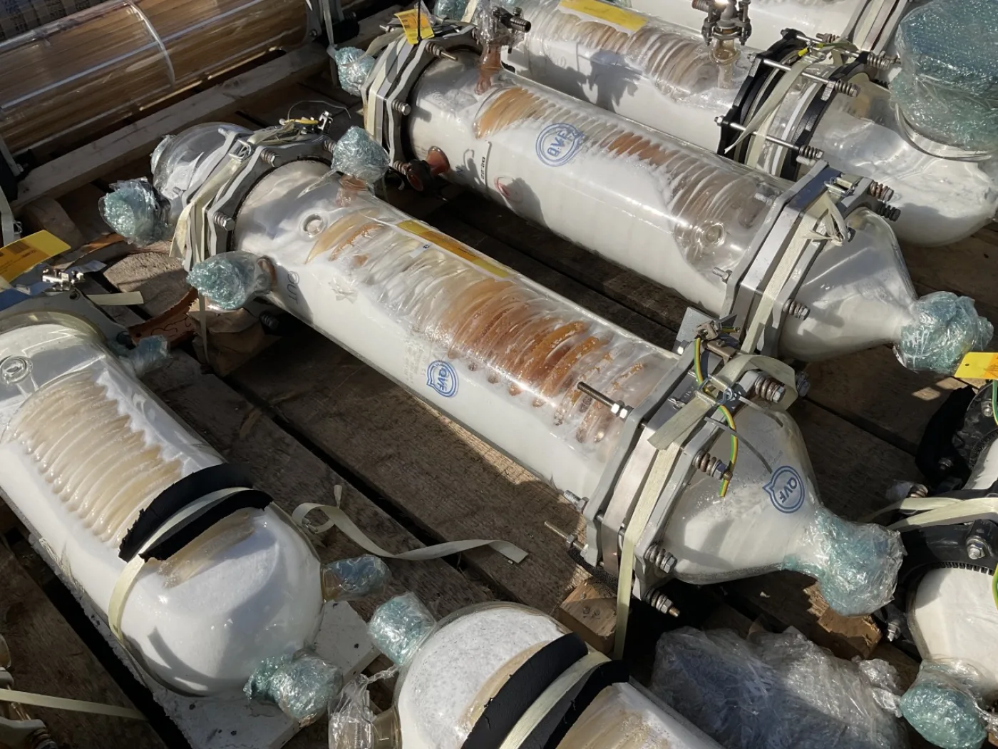 QVF Glasstechnik Glass spiral - Shell and tube heat exchanger - 4