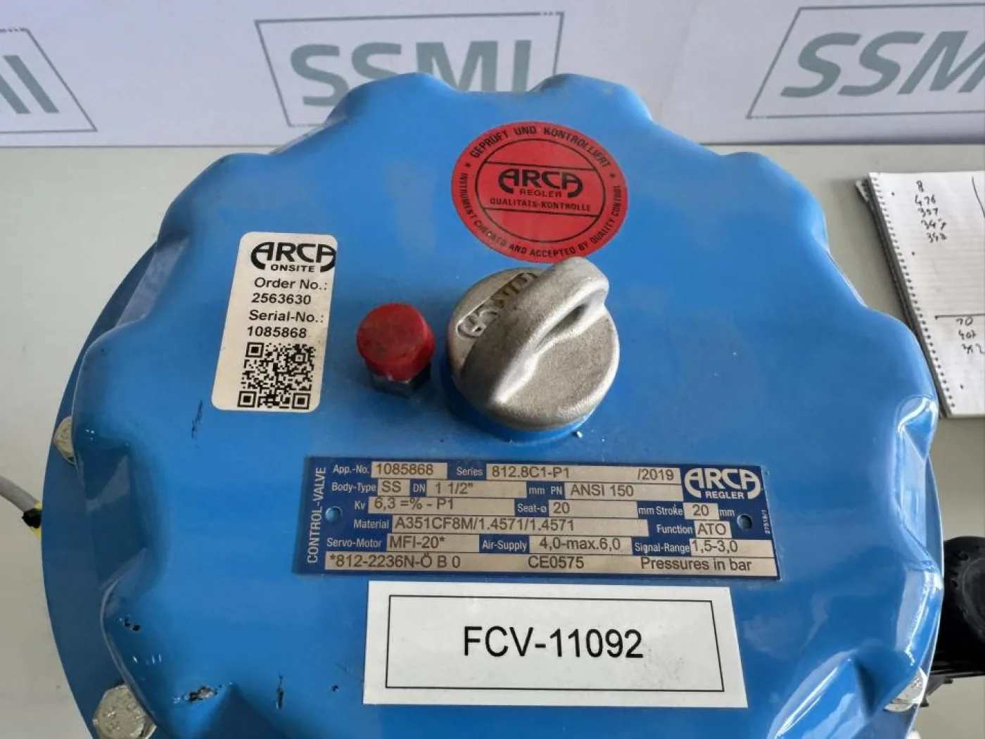 2019 ARCA Regler / Siemens Pneumatic control valve - 8
