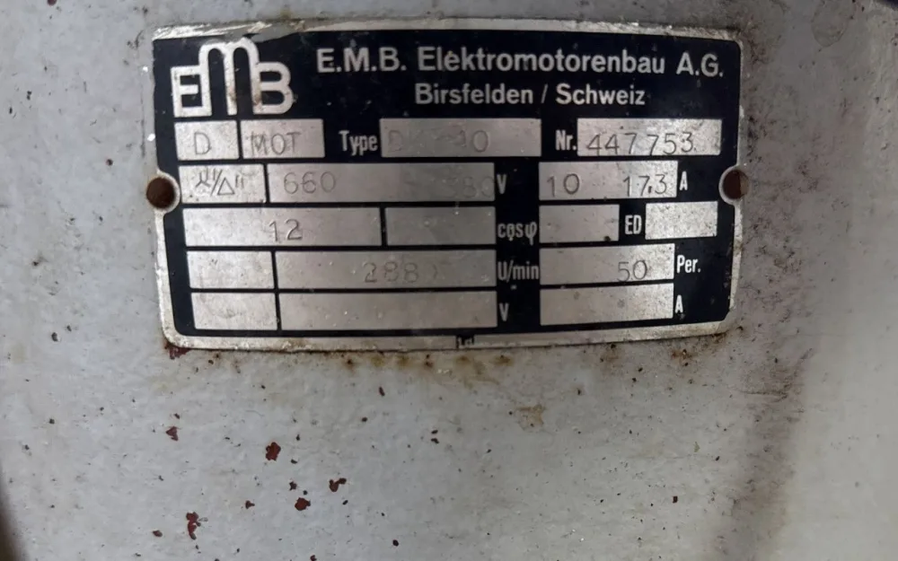 Emb Birsfelden DKF-10 - Colloid mill