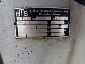 Emb Birsfelden DKF-10 - Colloid mill