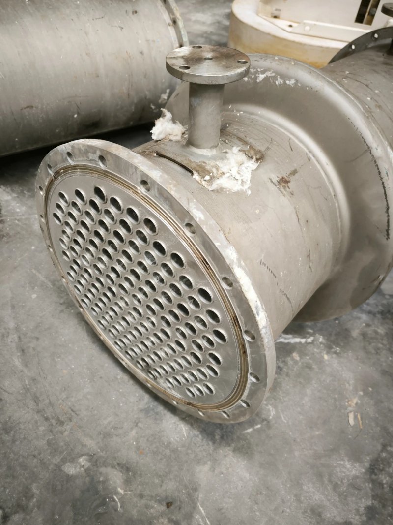 STAINLESS STEEL TUBULAR HEAT EXCHANGER 9 M2