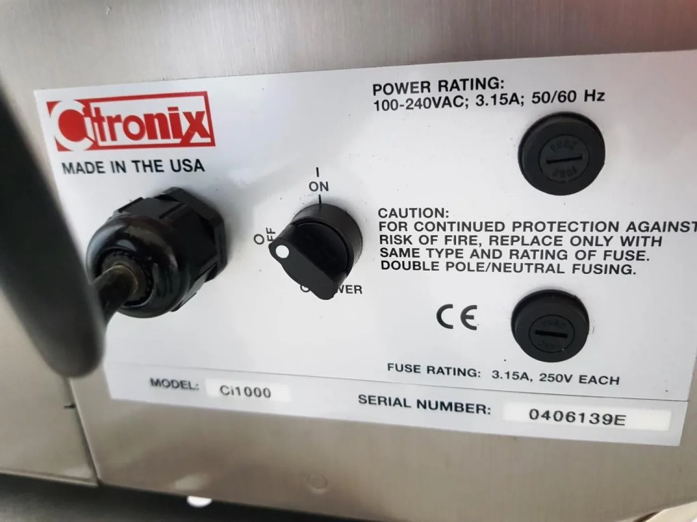 STAMPANTE A GETTO D’INCHIOSTRO – CITRONIX MOD. Ci1000 - 7