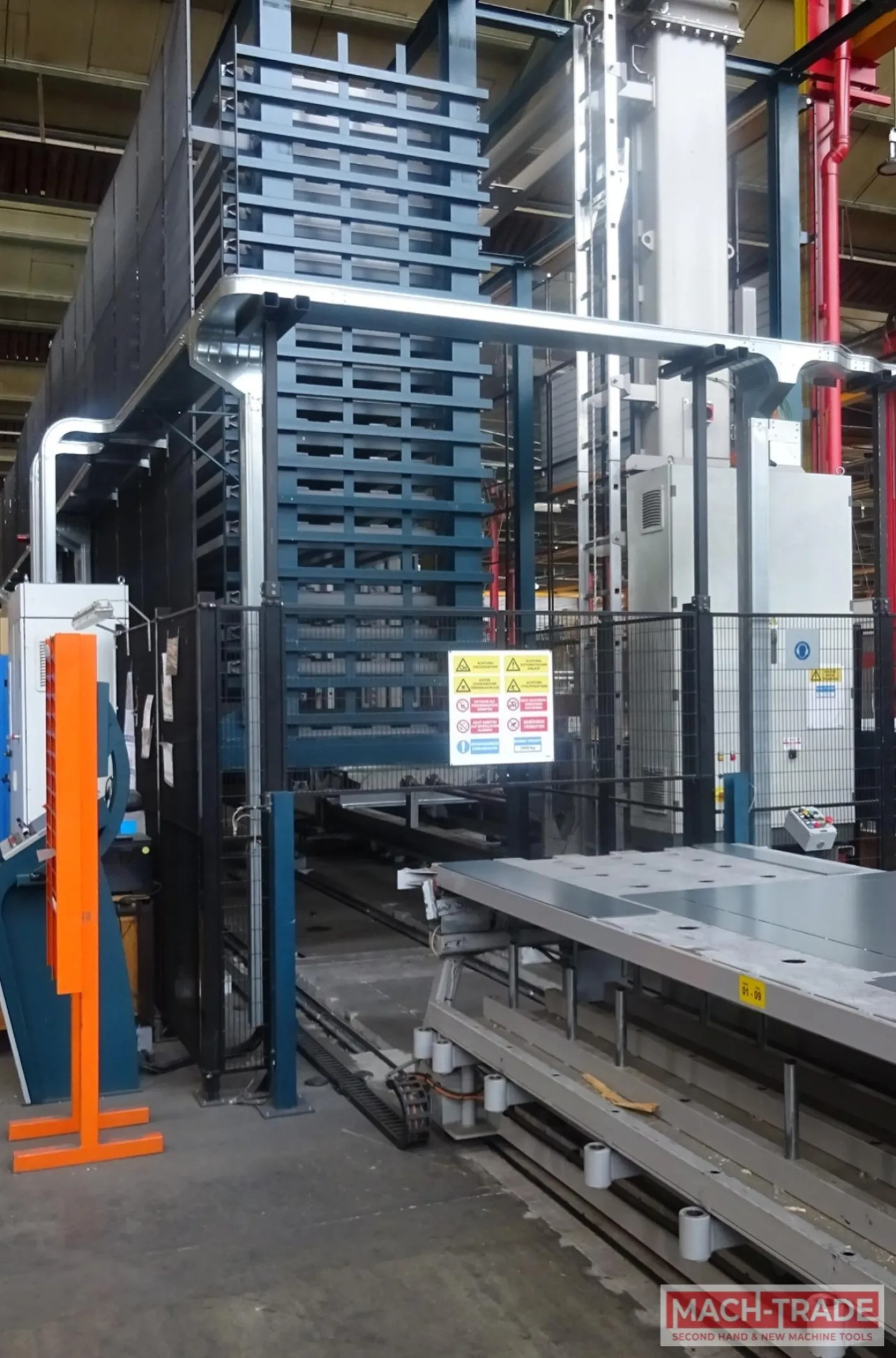 LINEA SALVAGNINI COMPOSTA Punzonatrice Salvagnini S4 1540, Pannellatrice P4L-3230 e magazzino usato - 3