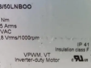 DLFL VRDM366/50LNBOO Servo Motor