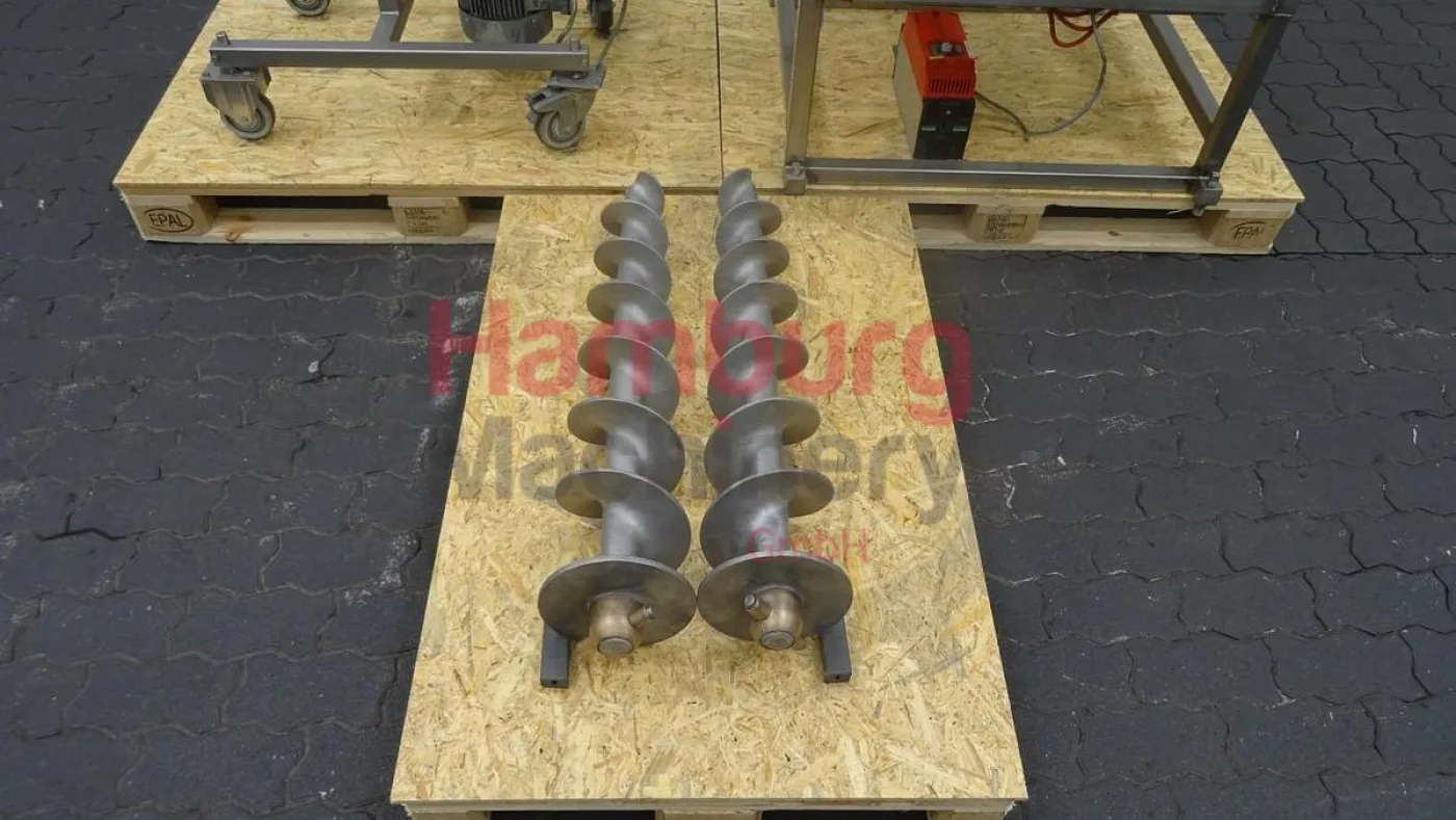 Aluminium through with augers and outfeed lobe pump, Benhil / Waukesha 034 - 5