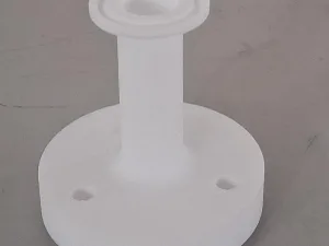 Normag PTFE-Flanschadapter DN 25 – mit Rohransatz Ø15 mm 1/2 Zoll für Labor- und Prozessanschluss