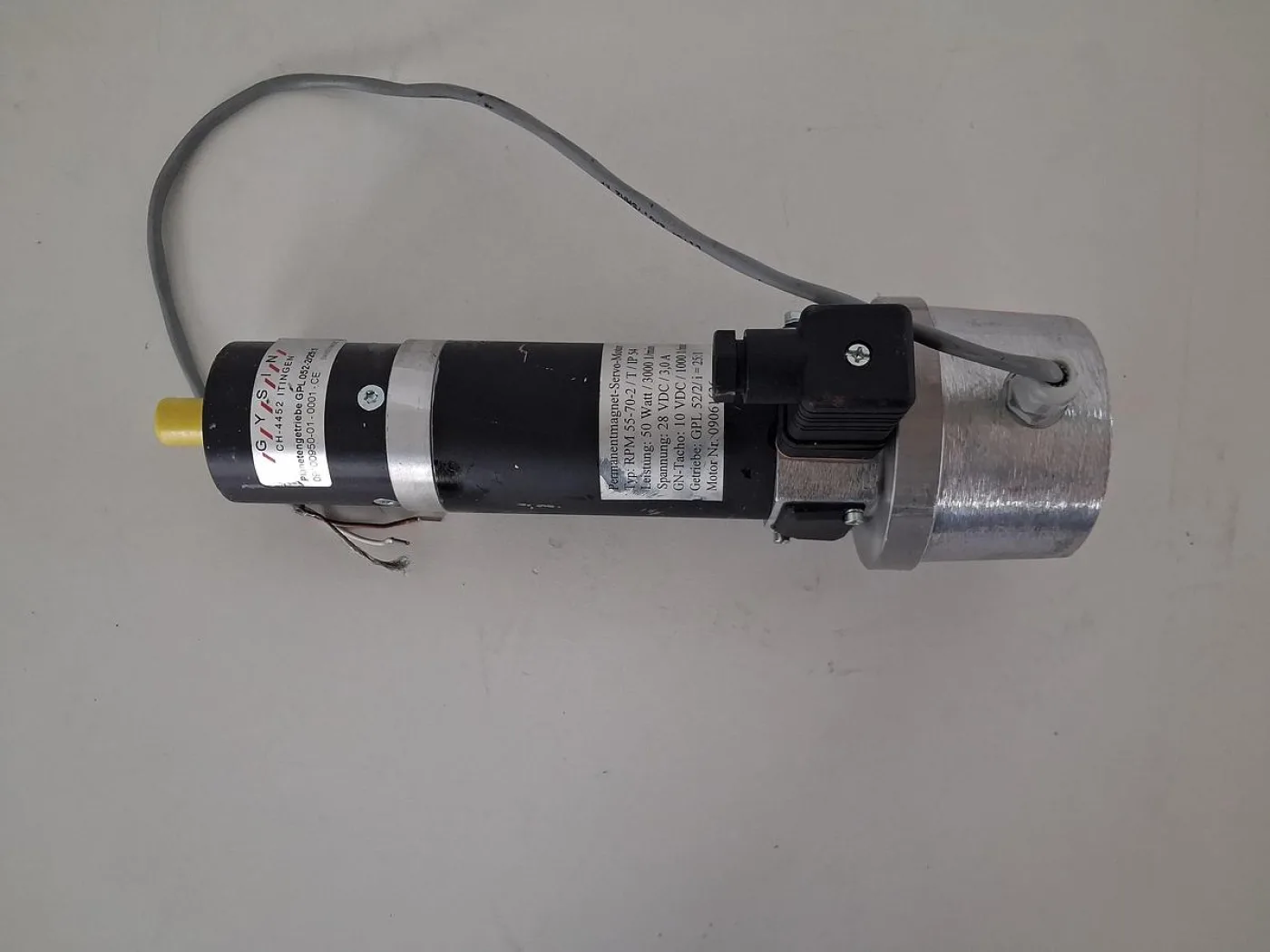 Gysin GPL 052-2/25:1 Permanentmagnet-Servomotor mit Planetengetriebe - 2