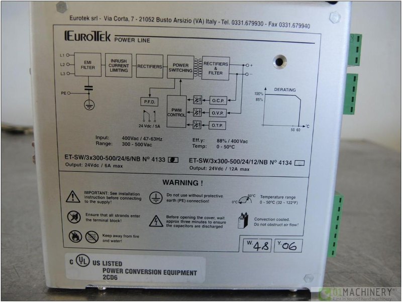 2006 EUROTEK ET-SW/3x300-500/24/ AI2951