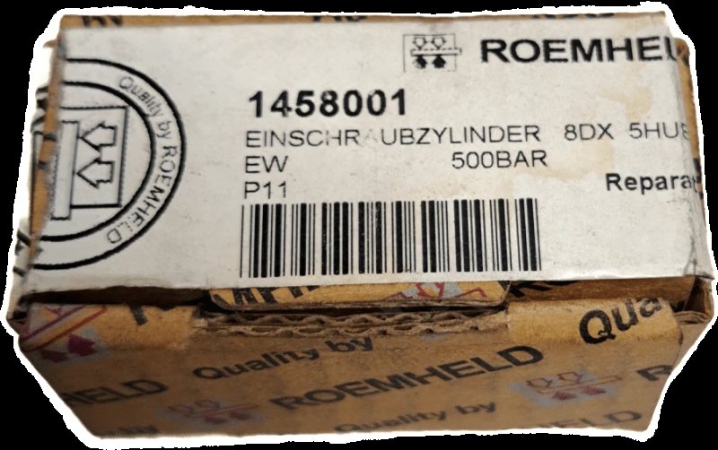 Roemheld Einschraubzylinder, ew, Ø 8 x 5 mm Hub 1458001