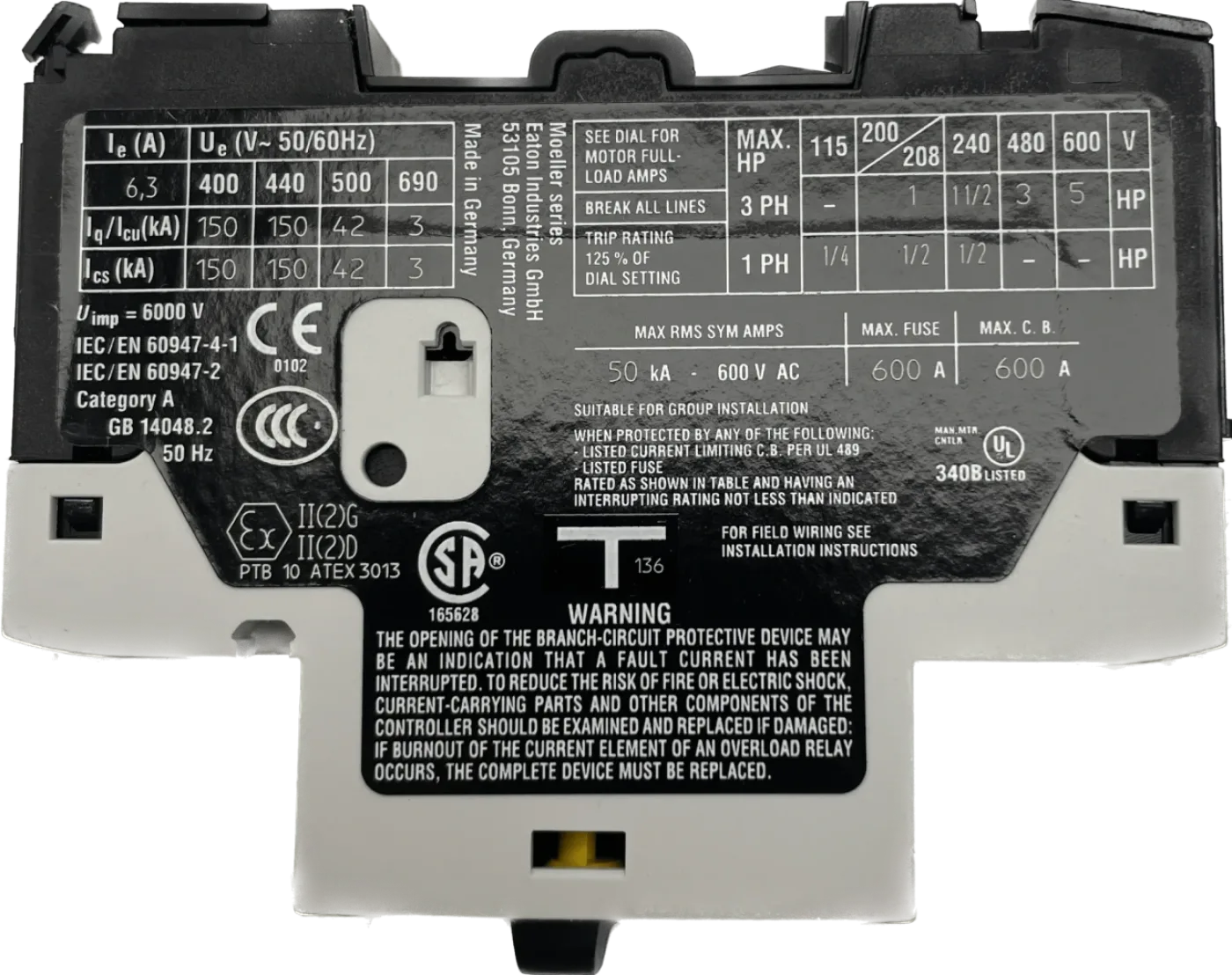 EATON Motorschutzschalter mit Drehschalter PKZM0-6,3 - 3