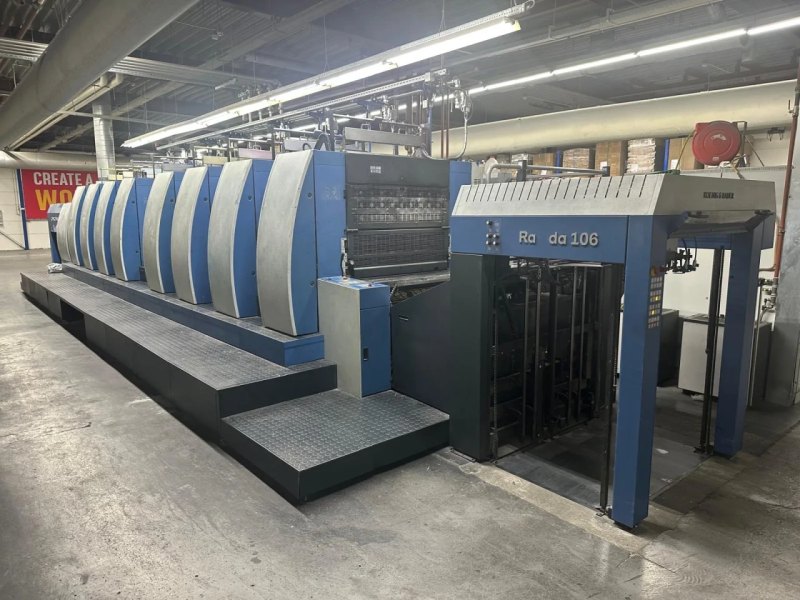 KBA Rapida 106-8 SW4-SPC-LED impresora offset